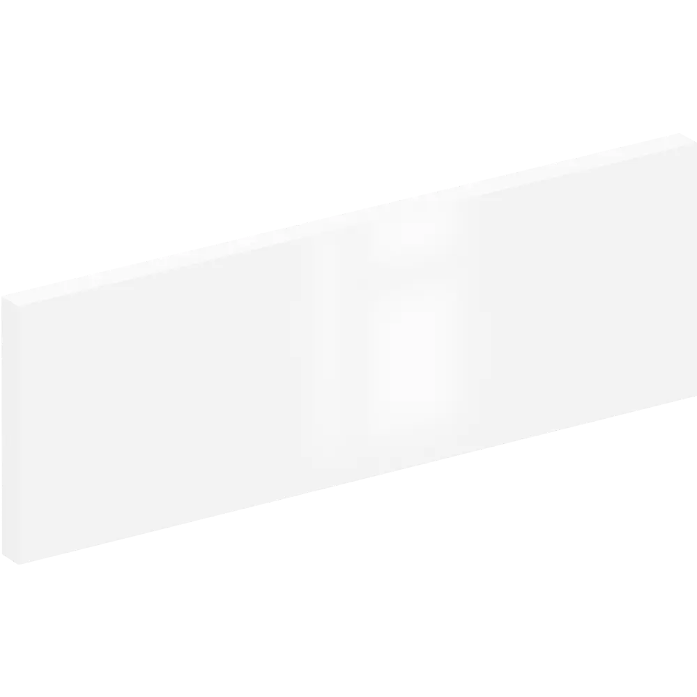 Фасад для кухни DELINIA ID Аша белый глянцевый 39.7x12.5 см 82011150 STLM-0882580