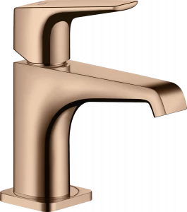 36112300 Смеситель для раковины 90, однорычажный, с рычажной ручкой, для умывальников со сливным гарнитуром AXOR CITTERIO E