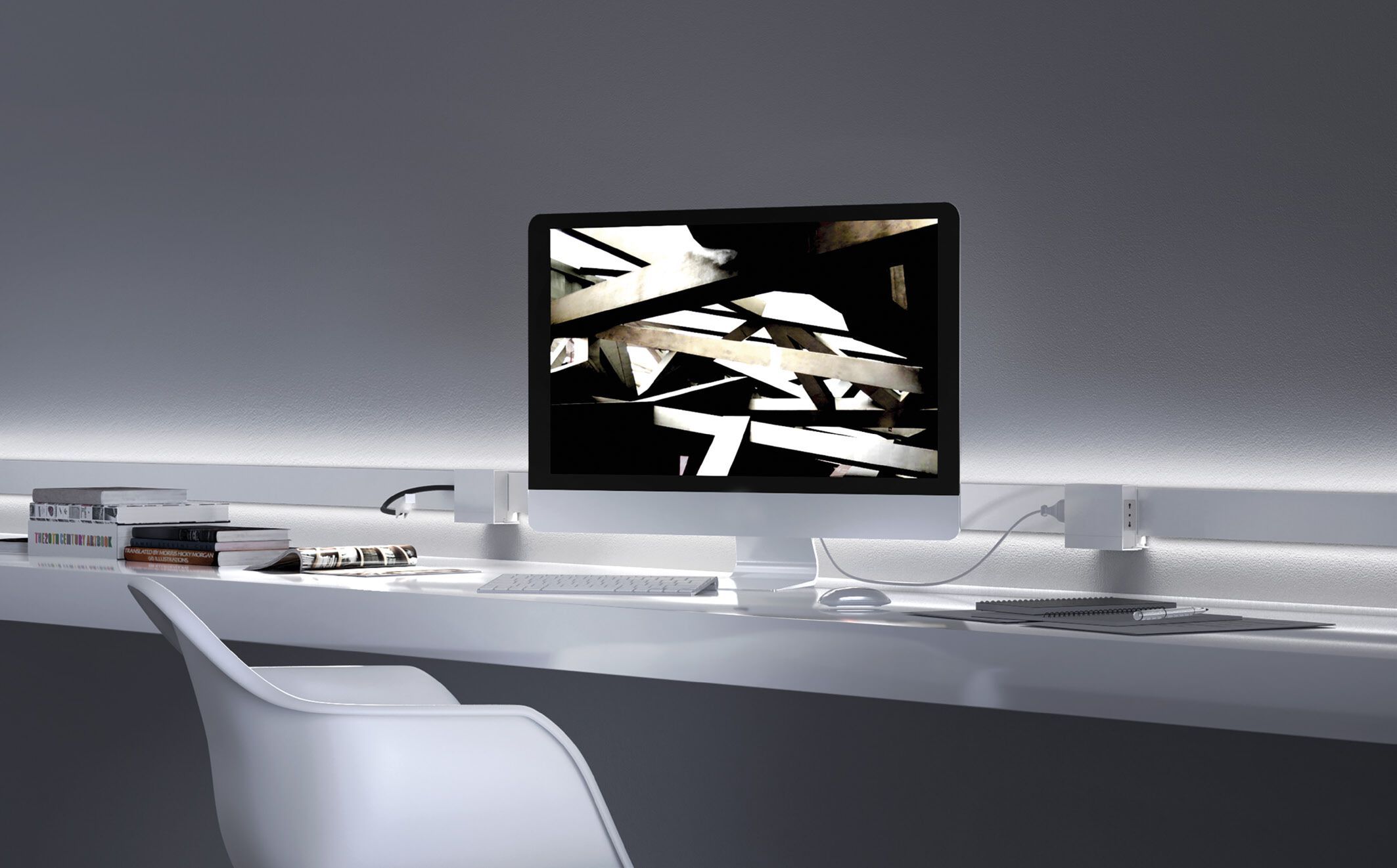 Электрифицированный рельс для перемещаемых розеток Letroh NODO FURNITURE ARCH-00143326 - Вид №6