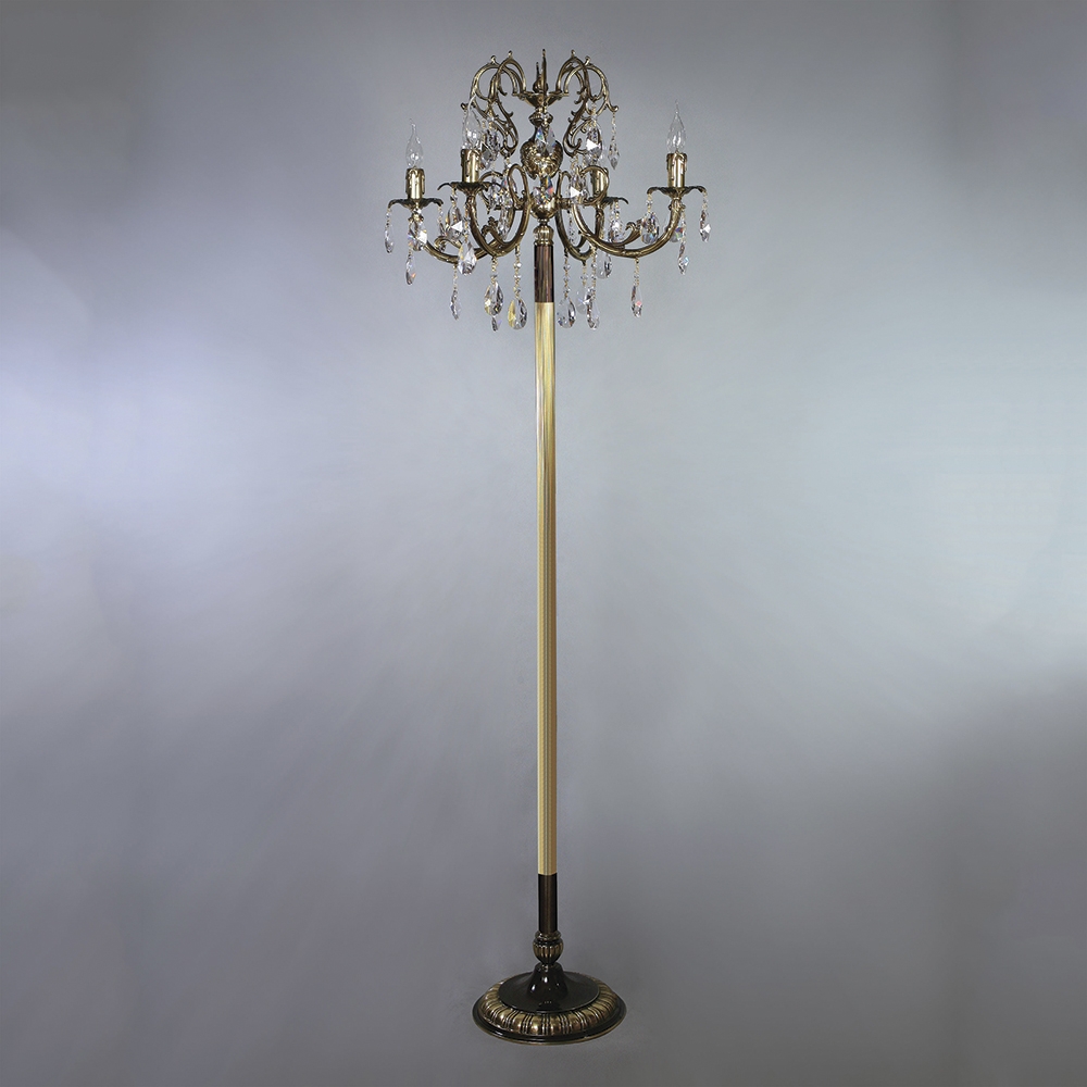 096523 Торшер Ambiente 4L 8888F/4 PB Tear Drop Mantra Alicante