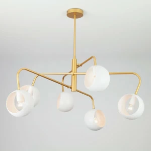 Подвесная люстра Eurosvet Luca 70055/6 белая EUROSVET LUCA 187996 Белый