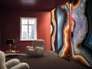 Декоративная панель из алюминия, стекла или ПММА