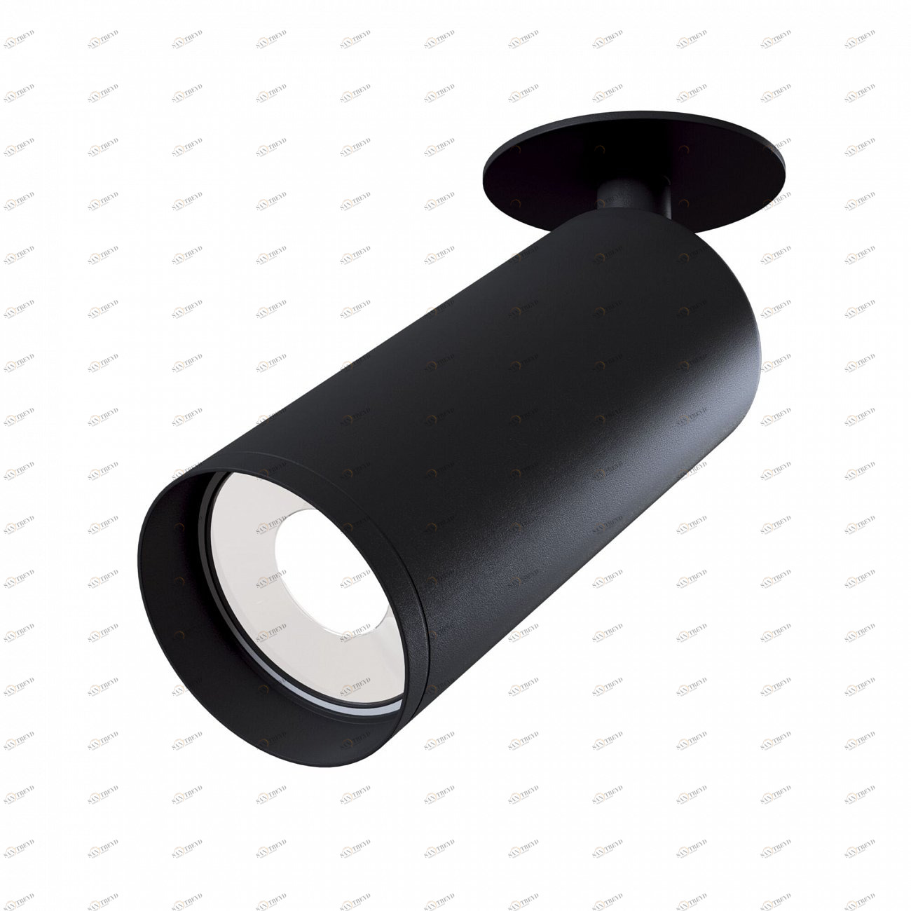 Спот потолочный галогеновый поворотный 19 см черный Focus C018CL-01B TECHNICAL CEILING & WALL 00-3956972 Черный 