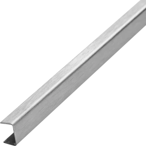 Уголок окантовочный для плитки Alprofi ПП 15НС.2700.001 270 см нержавеющая сталь цвет серый