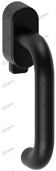 Reguitti Оконная ручка dk из нержавеющей стали на розетке Stoccolma Al15dk07550