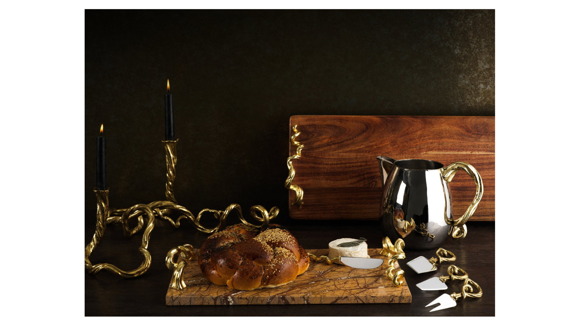 10671723 Michael Aram Доска разделочная Michael Aram Виноградная лоза 61?25см Дерево  - Вид №2