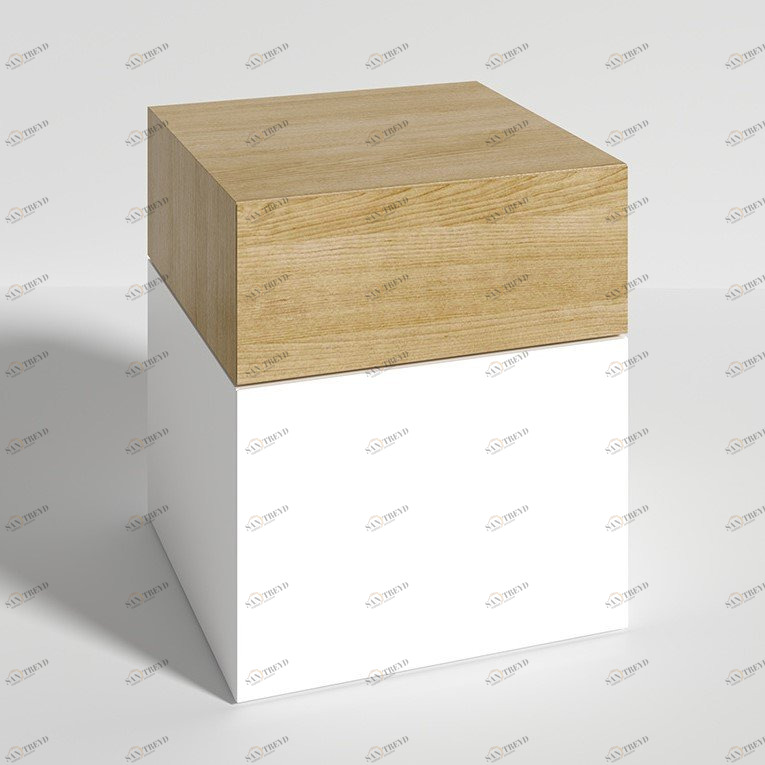 Тумба с ящиками белая One BRAGIN DESIGN  00-3879369 Бежевый;белый 