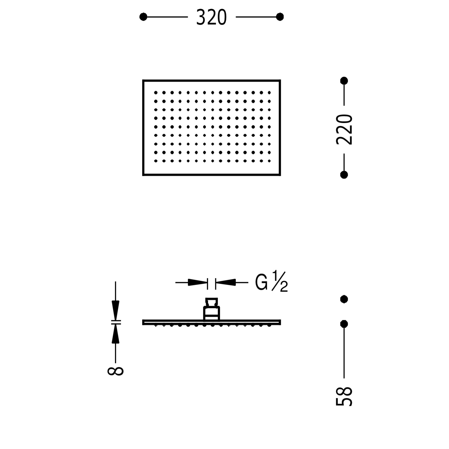 Насадка для душа-29963202 TRES Showers - Вид №1
