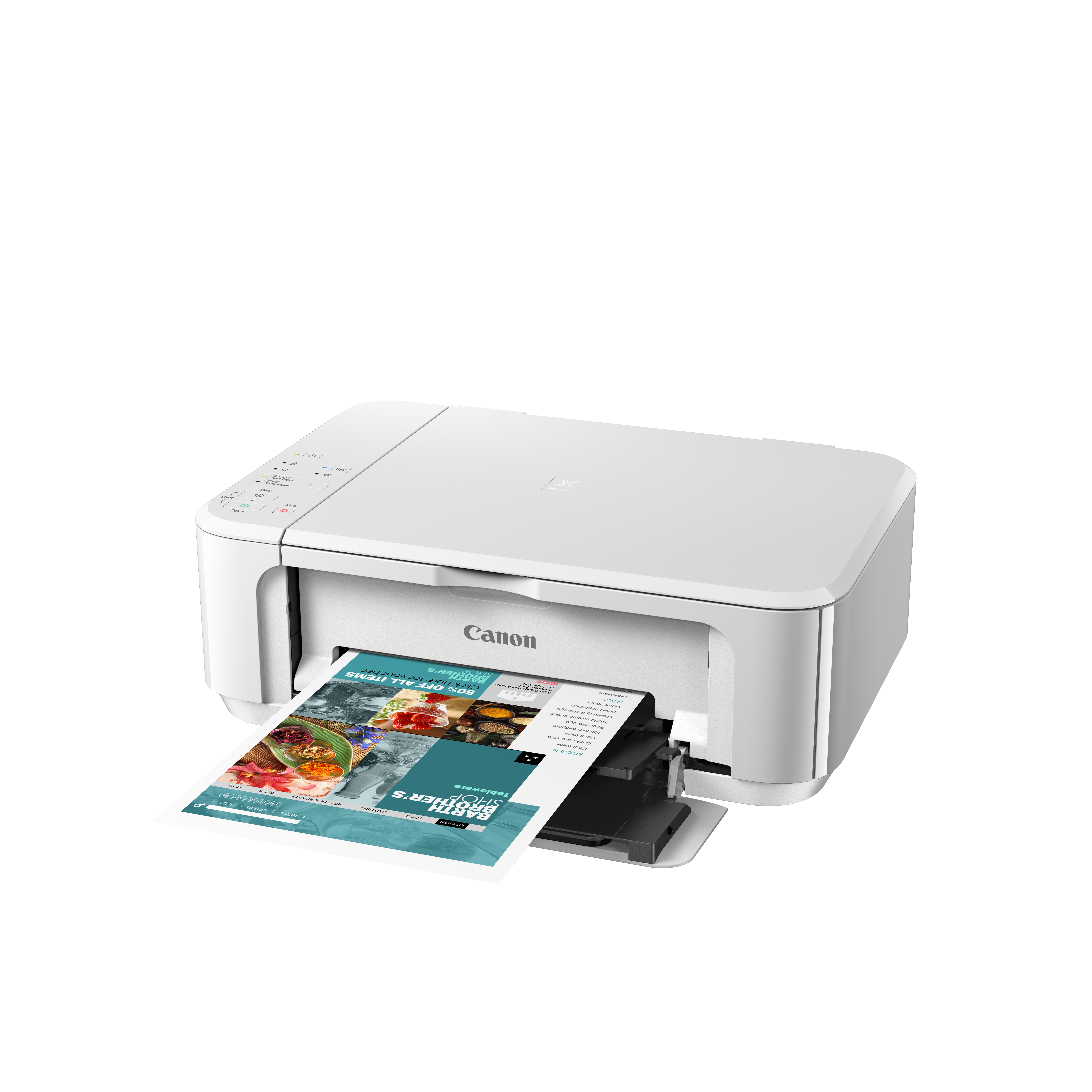 0515C110 Ij aio printer pixma mg3640s white Canon  - Вид №3