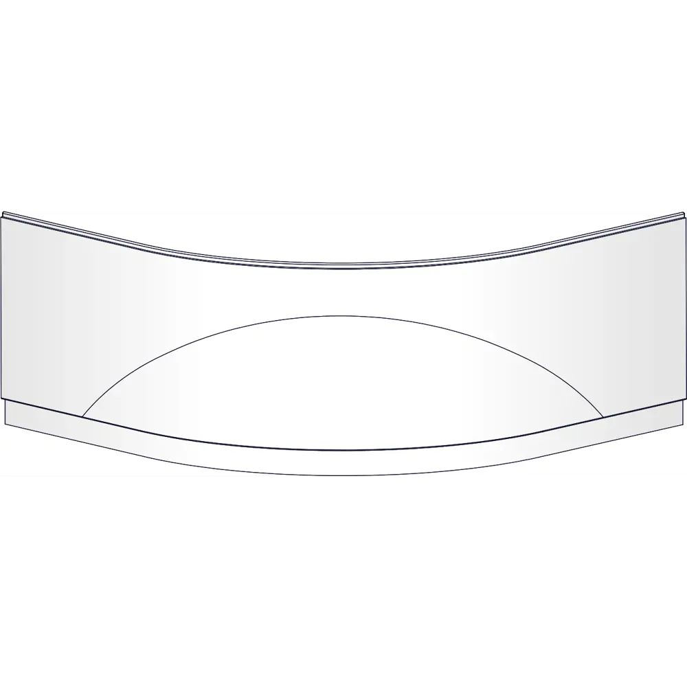 Экран для душевого поддона Domani-Spa Delight высокий 90x90 см цвет белый STLM-2023083