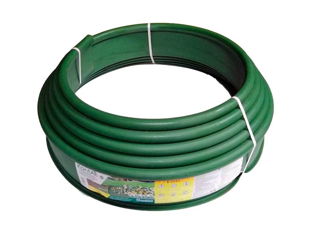 Садовый бордюр "Канта PRO", оливковый ГеоПластБорд GPBST-39