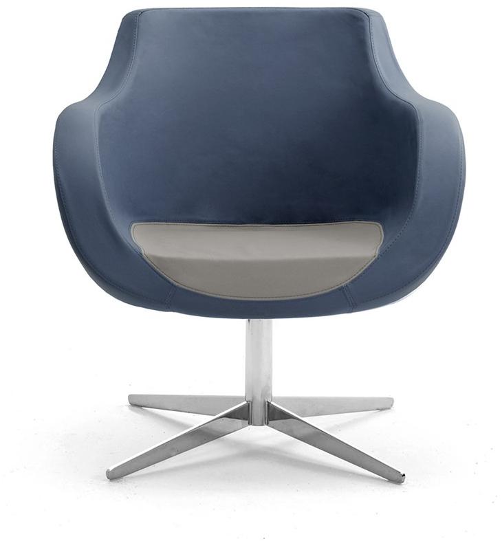 Leyform Кожаное кресло с 4 спицами и подлокотниками  516104  - Вид №2