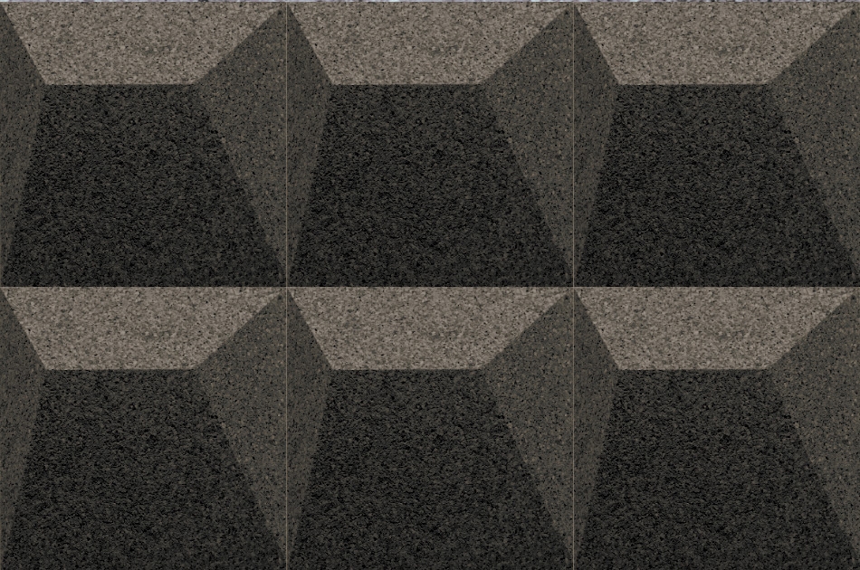 310 111 042 Пробковая 3D-плитка для стен Ramp Smoke GRANORTE 3DForms