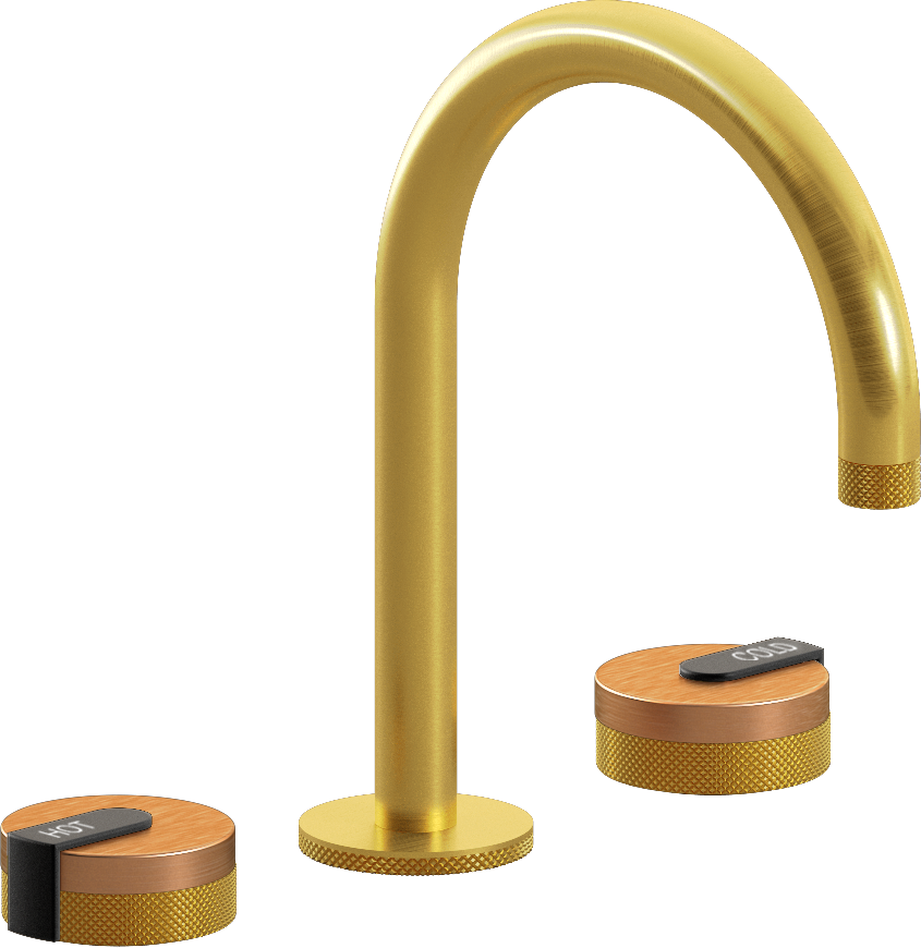 E-11512-R1BRG-L1MBK-BAU Смеситель для умывальника на 3 отвертия GRAFF MOD+