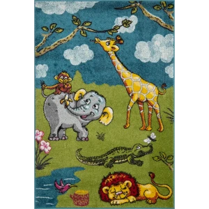 Ковер полипропилен Art Kids LM15 100x150 см цвет зеленый 83272091 STLM-2143684