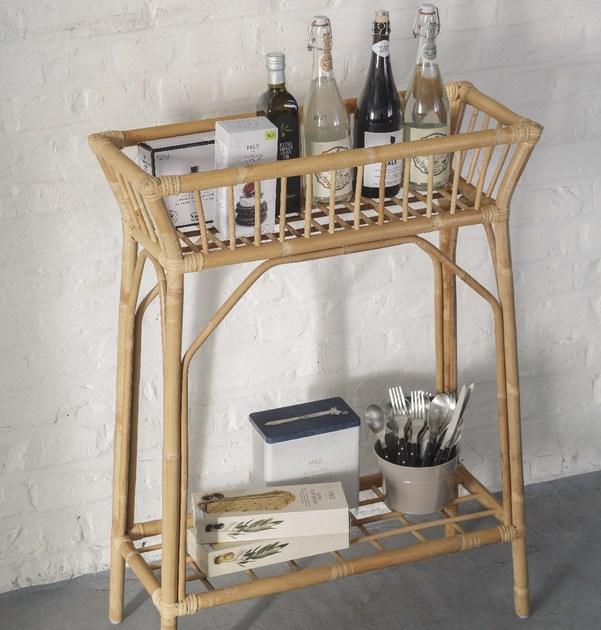 Kok Maison Высокий прямоугольный горшок из ротанга Vintage V83 - Вид №2