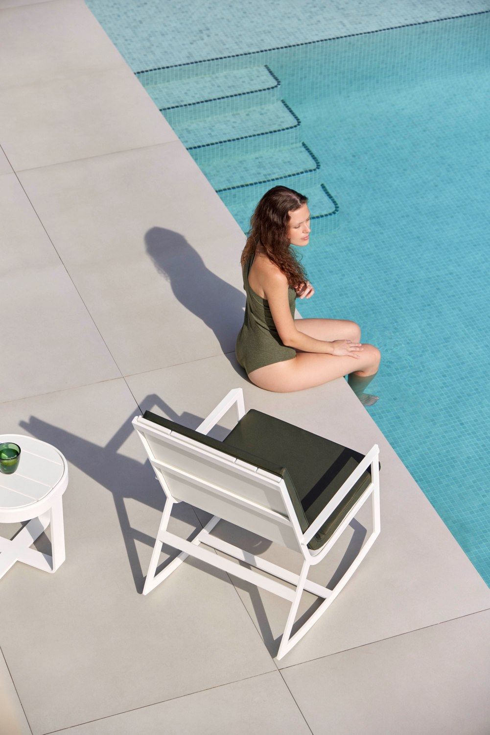 Круглый садовый столик из алюминия с термокрытием GANDIABLASCO ARCH-00025383 - Вид №3