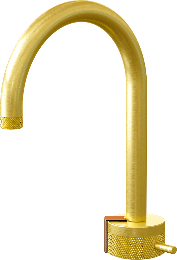 E-11502-R1BB-L2RG-BB Однорычажный прогрессивный смеситель для раковины - излив 16см GRAFF MOD+