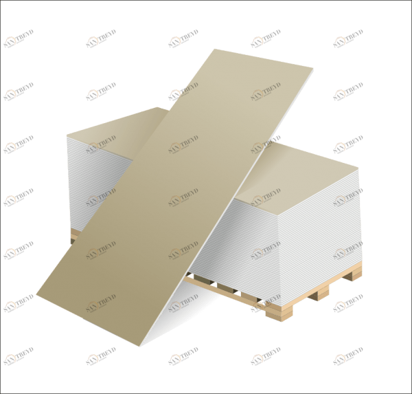 Гипсокартон ГКЛ 12,5х1200х2500 (ВОЛМА) 25434