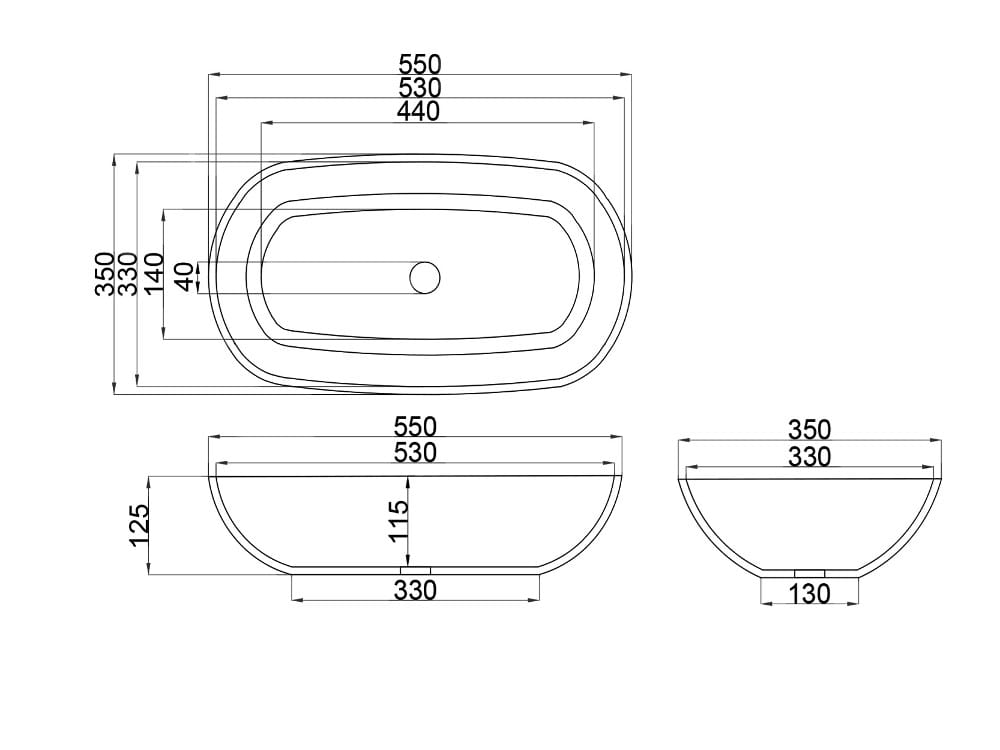 Овальная столешница JEE-O Slimline ARCH-00134357 - Вид №2