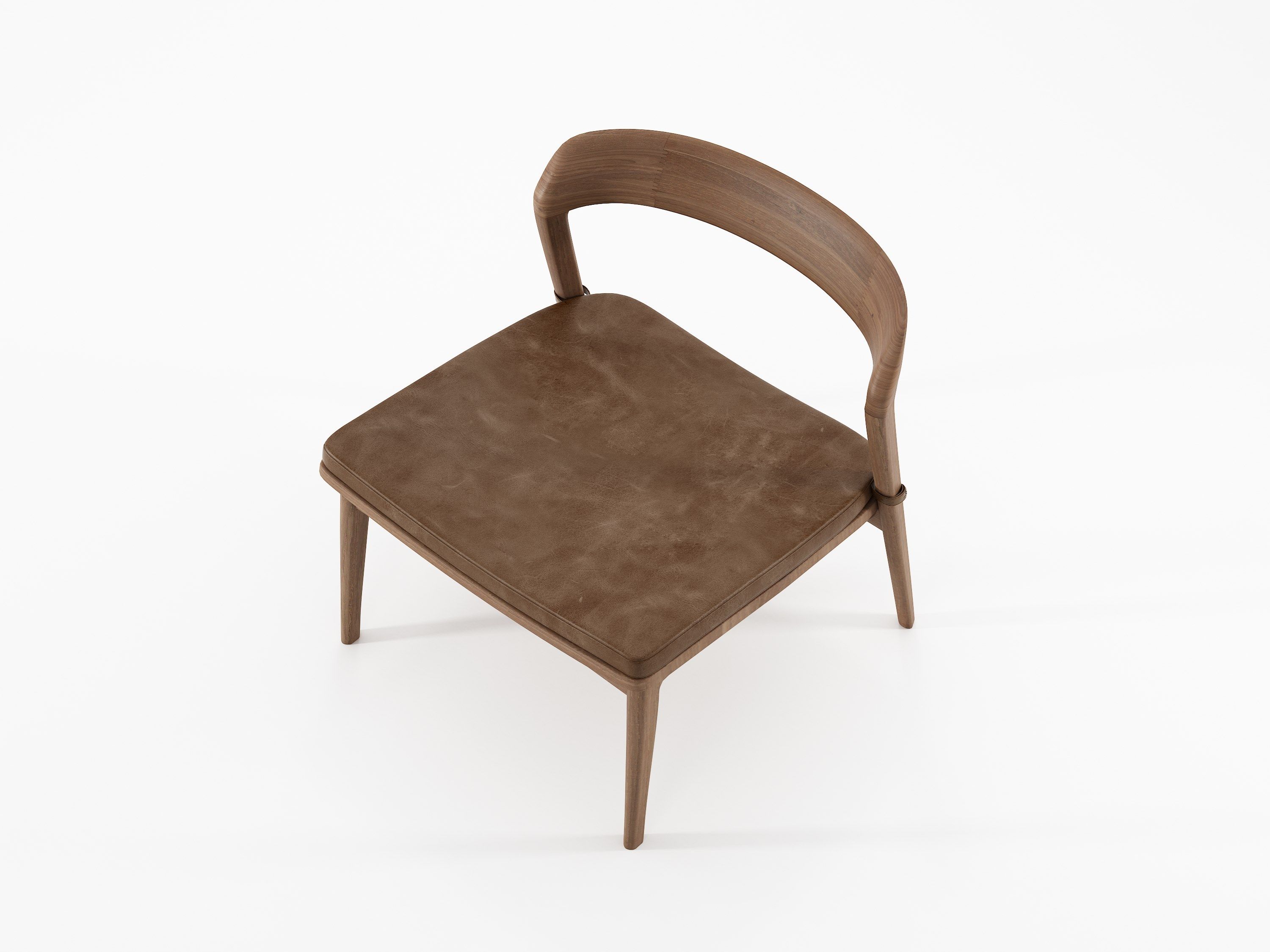 Кресло из массива дерева с мягким сиденьем KARPENTER Grasshopper ARCH-00069382 - Вид №13