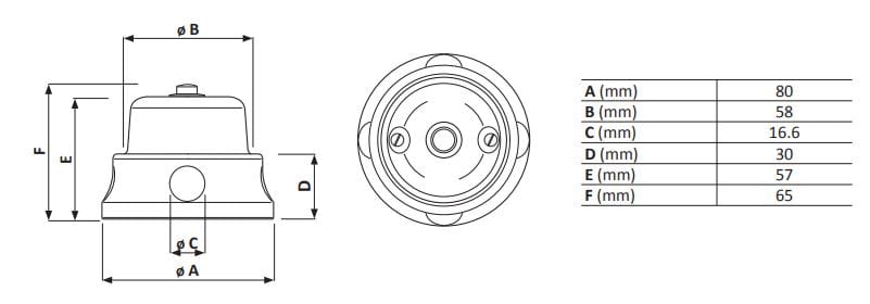 Кнопка нажатия GI Gambarelli ARCH-00094777 - Вид №2