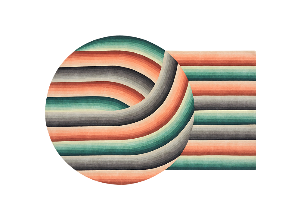 100488 Ковер Orange GAN Round Mirage - Вид №1