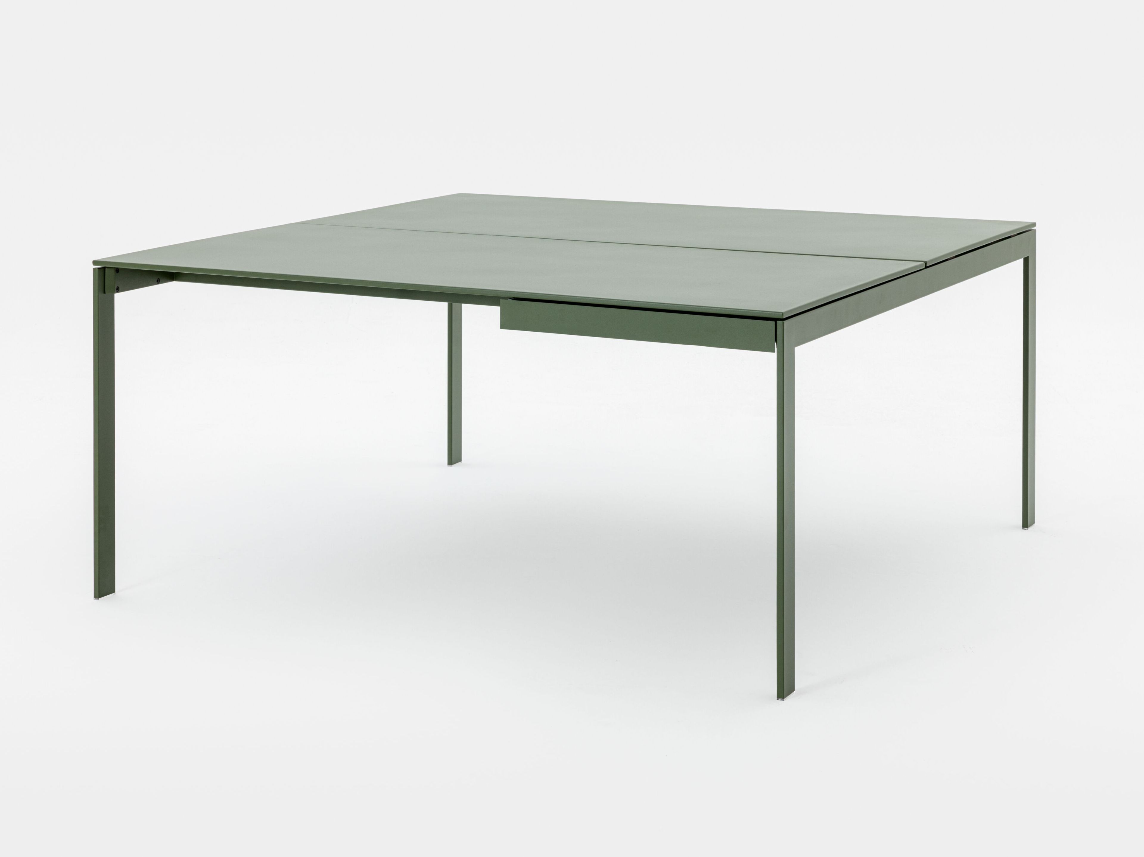 Многострочный металлический стол с системой кабельной втулки Mara фольга ARCH-00027013