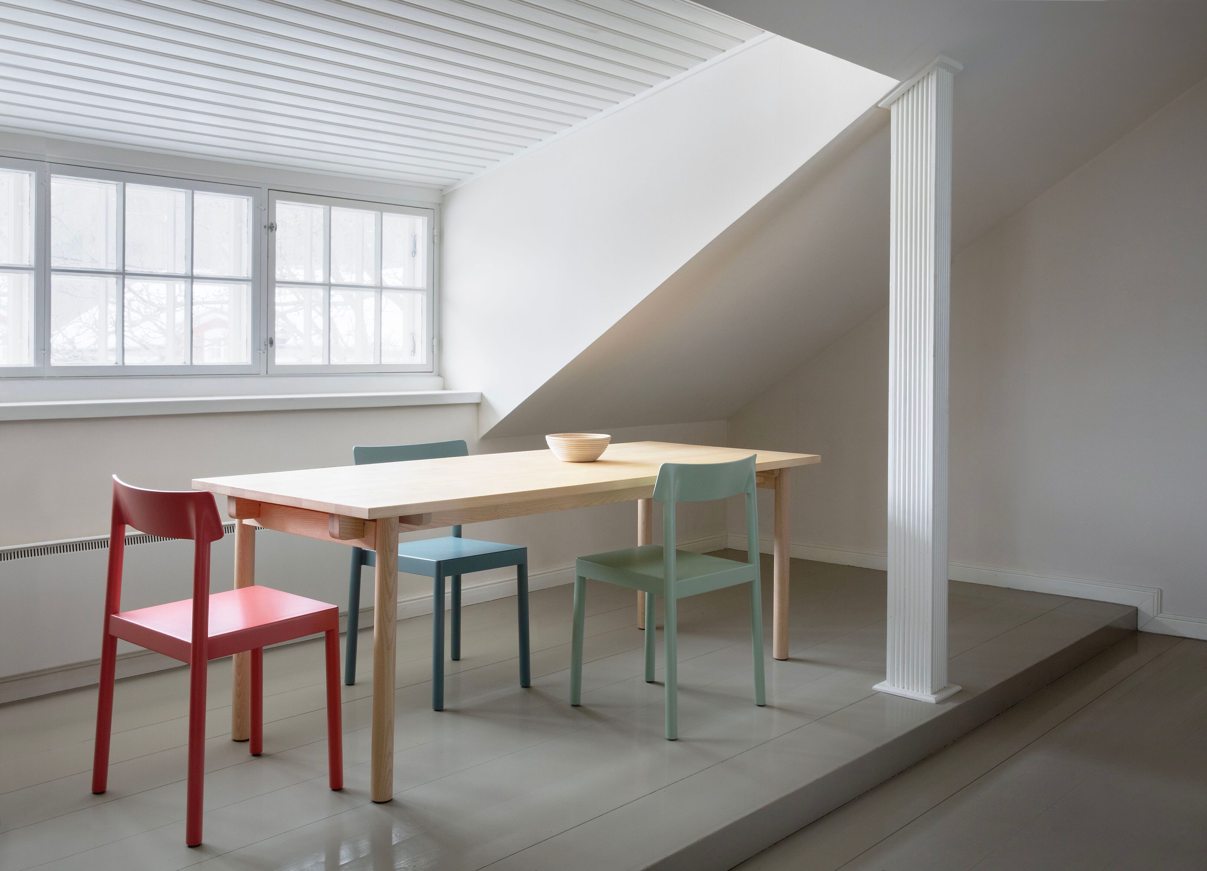 Штабелируемый стул из березы с открытой спинкой Nikari KUMU ARCH-00120679 - Вид №15