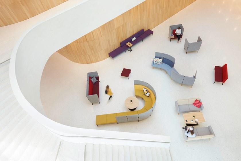 Dauphin Кресло из ткани с подлокотниками Reefs Rf 0662 - Вид №1