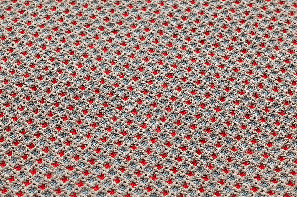 Подушка Gan Gofre blue от GAN GAN ОРНАМЕНТ 321561 Розовый  - Вид №1