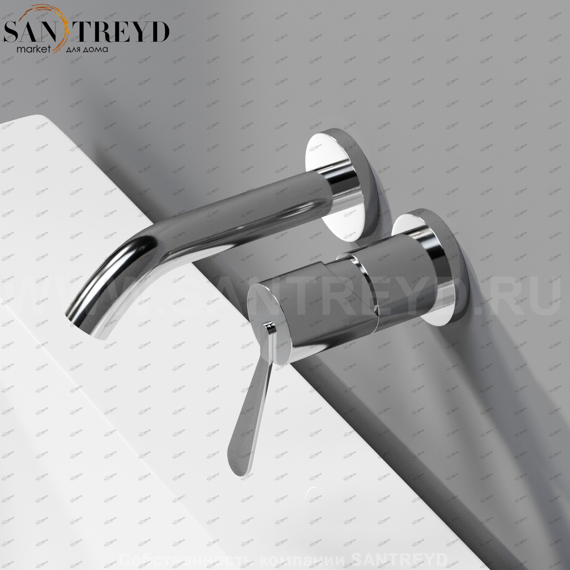 Встроенный смеситель AFEZ011S FEZ 2 хромированный Agape