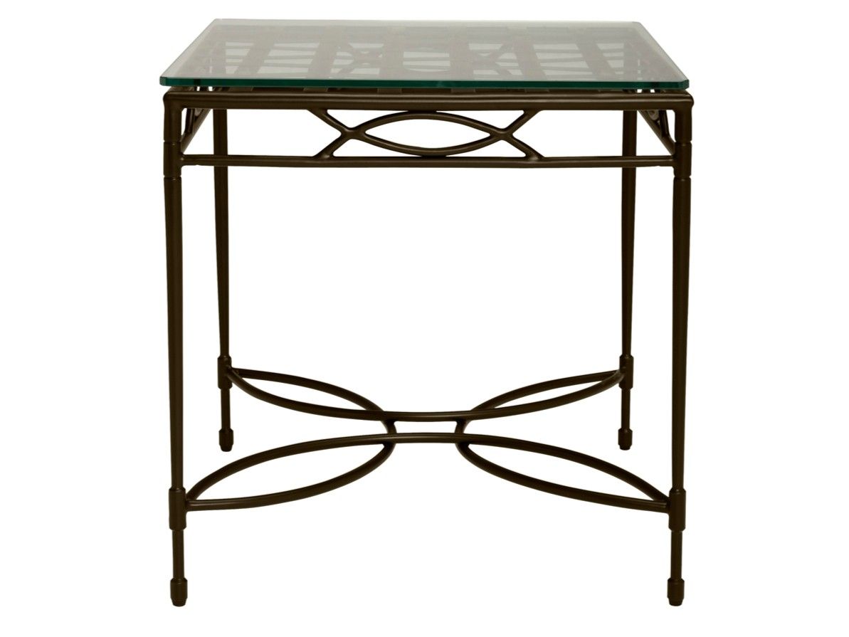 Квадратный стол из нержавеющей стали и стекла JANUS et Cie ARCH-00142006 - Вид №7