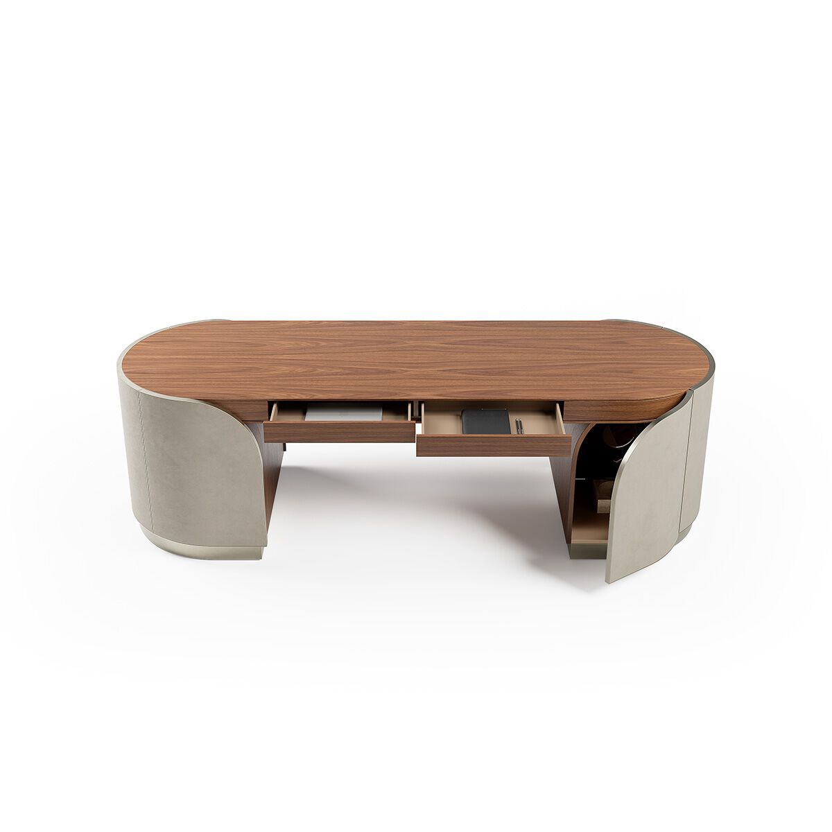 Кожаный стол с ящиками Capital Collection Duna ARCH-00048606 - Вид №9