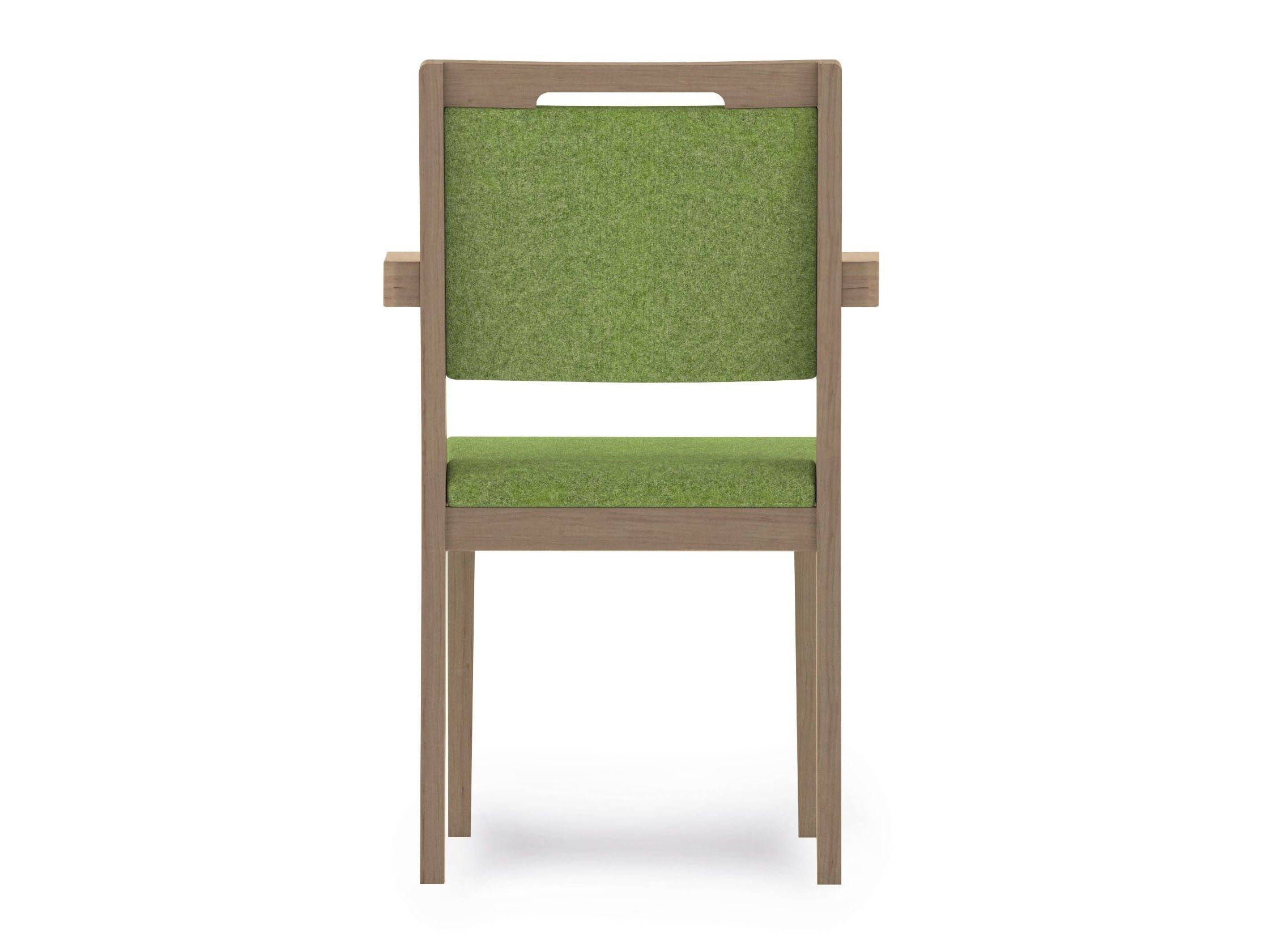 Штабелируемый тканевый стул с подлокотниками PIAVAL ARCH-00129522 - Вид №3