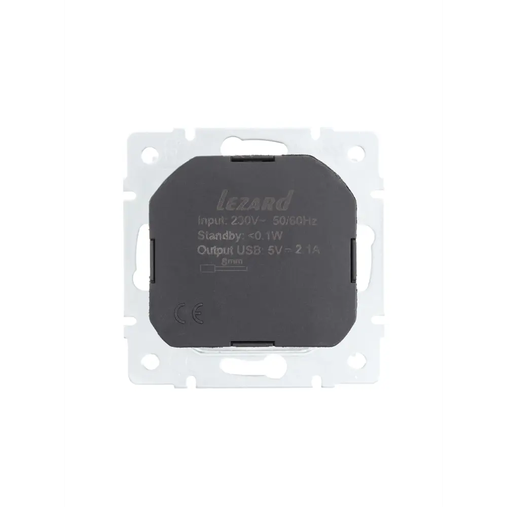Lezard Vesna - розетка встраиваемая с USB для современного интерьера 84408349 STLM-1563941 - Вид №3