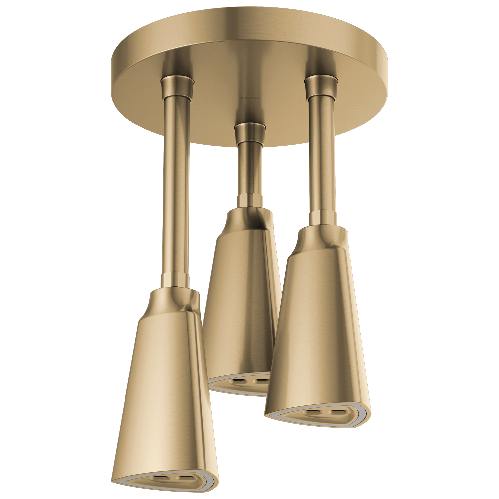 57140-CZ25-L Подвесная душевая лейка Raincan со светодиодной подсветкой H2Okinetic® Delta Faucet Universal Showering Шампанское бронза 