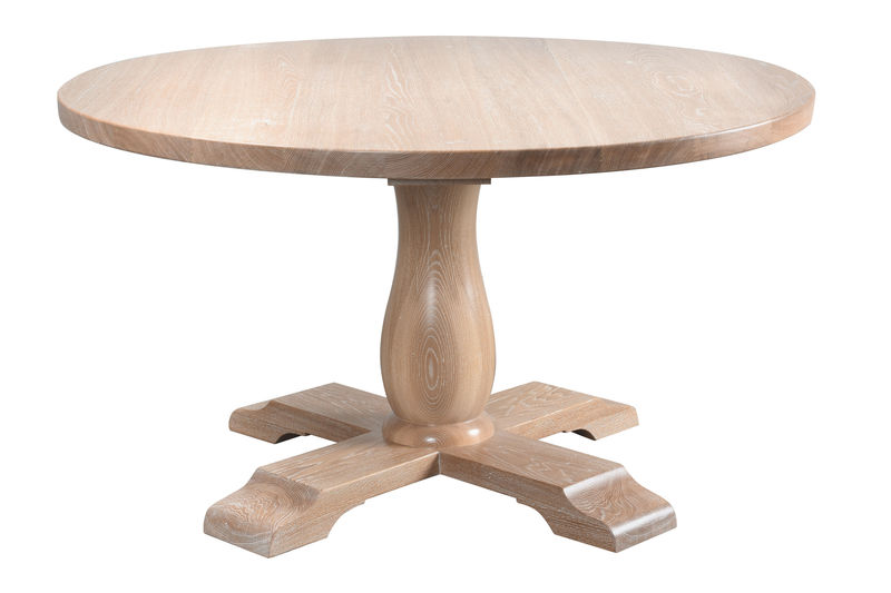 HT147A Круглый обеденный стол с перекрестным основанием ijlbrown 