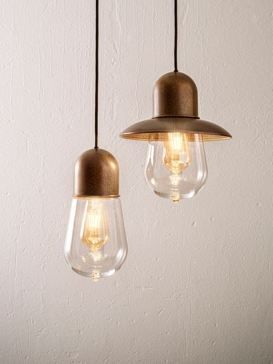 Латунный подвесной светильник Aldo Bernardi Guinguette Indoor ARCH-00007337