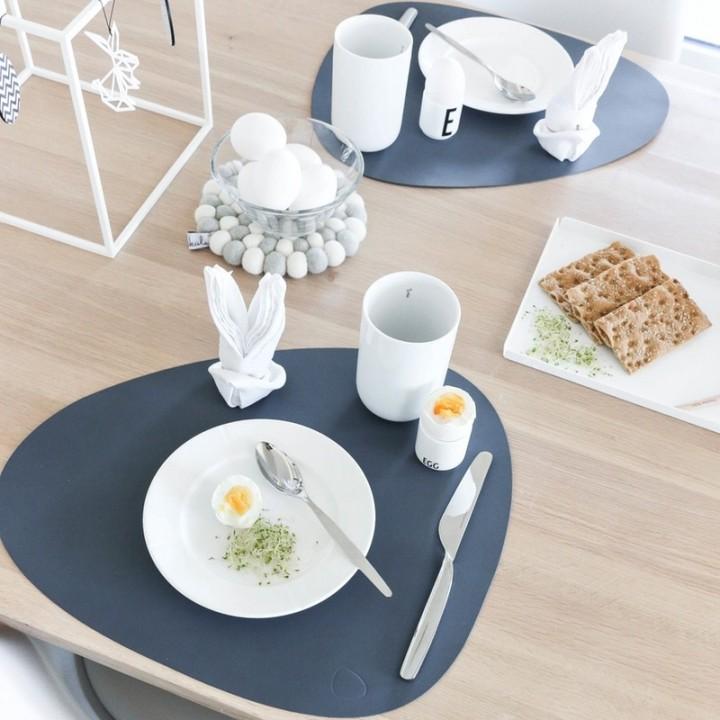 982474 NUPO dark blue подстановочная салфетка фигурная 37x44 см, толщина 1,6 мм;LIND DNA  - Вид №2