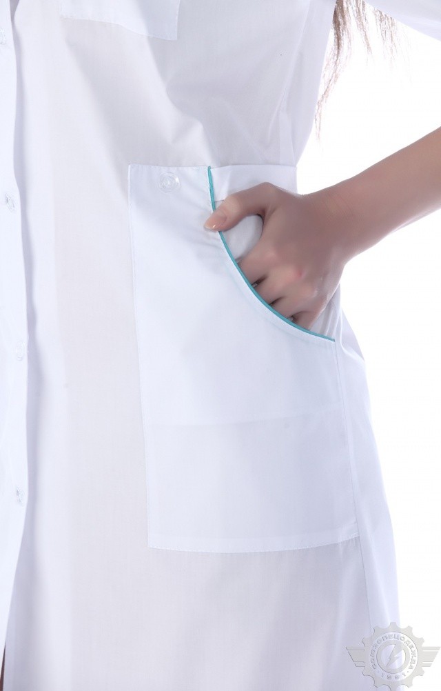 63612 Халат "Оксана"  Медицинская одежда  размер 46/158-164 Спецодежда  - Вид №5