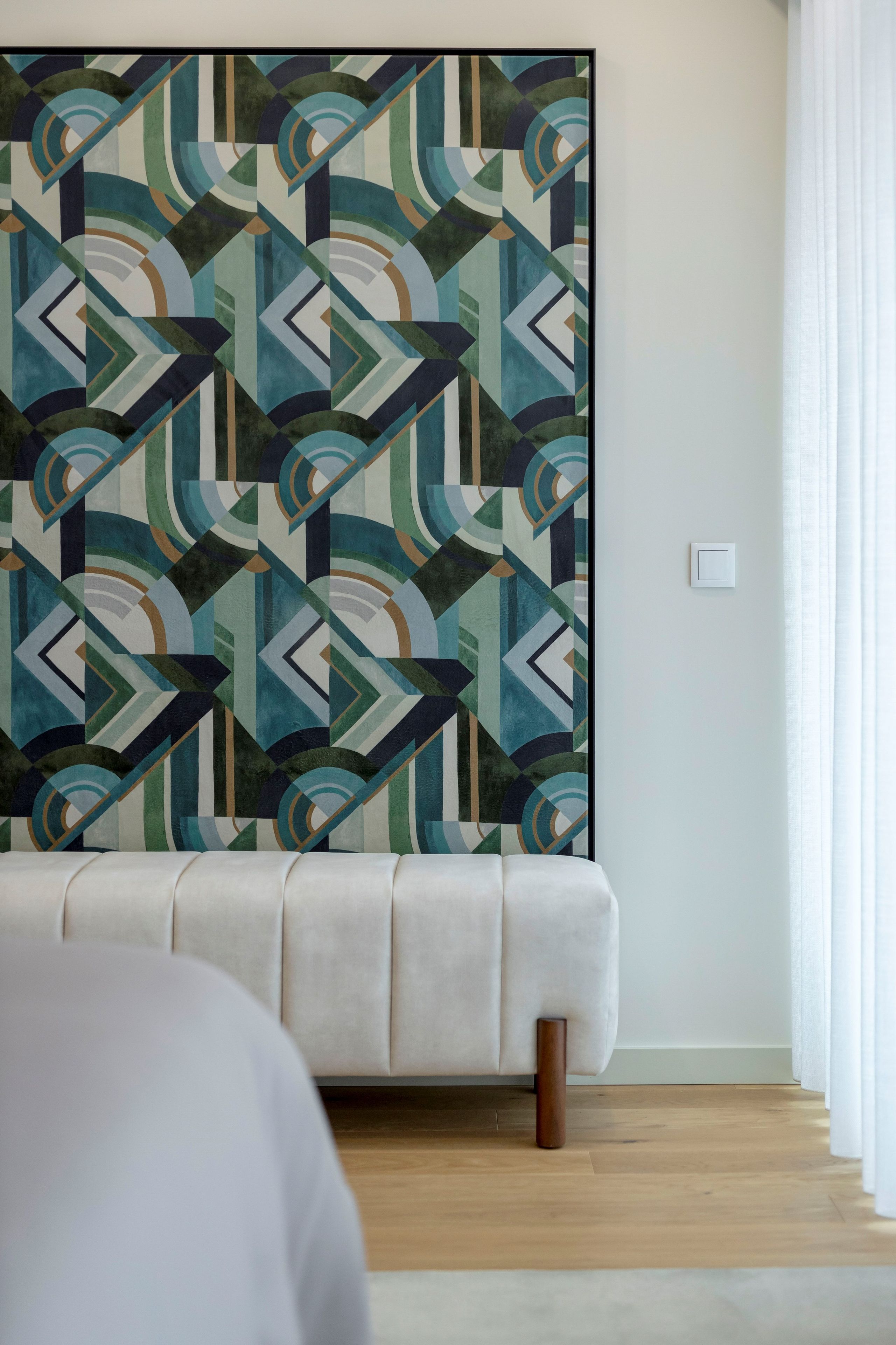 Мягкая скамейка из ткани Stylish Club Земля ARCH-00019504 - Вид №4