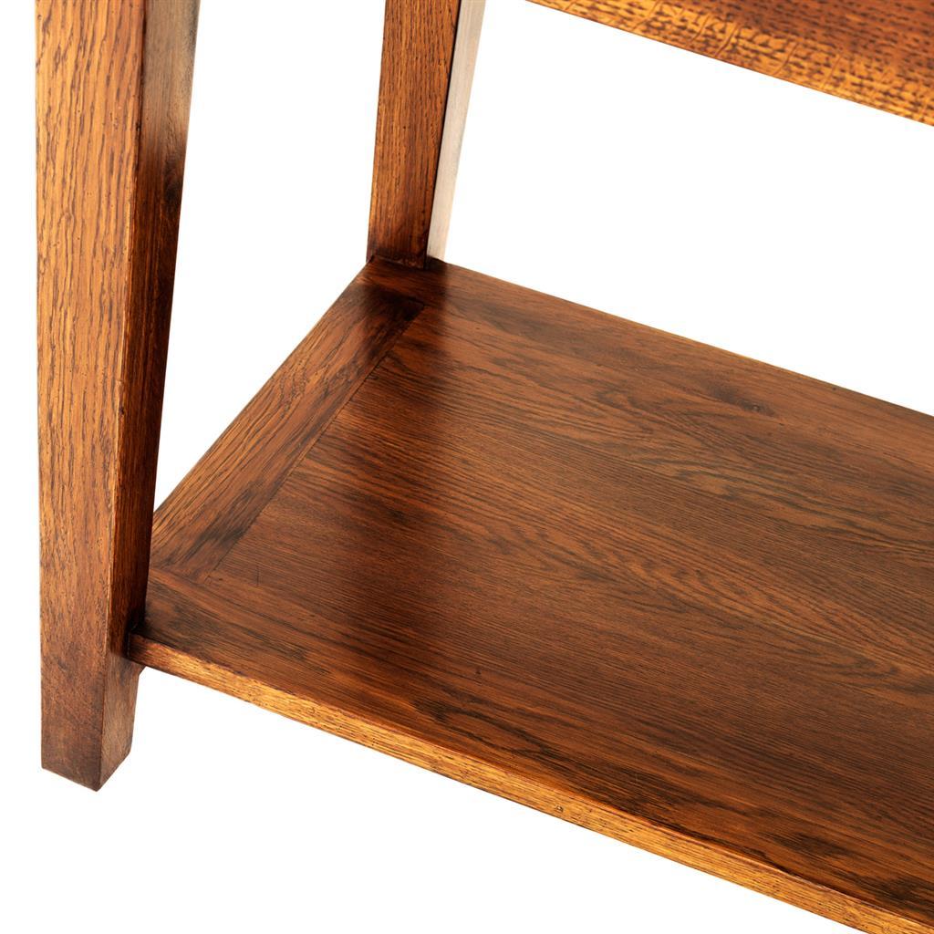 Консоль деревянная вяз с ящиками и полкой Military от Eichholtz EICHHOLTZ EICHHOLTZ, ПОД СТАРИНУ 061028 Коричневый  - Вид №2