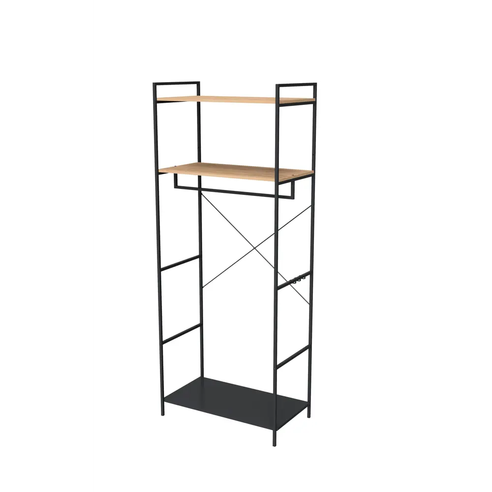 Вешалка напольная Spaceo 80x200x45 см дерево цвет натуральный Frame STLM-2050202 - Вид №2