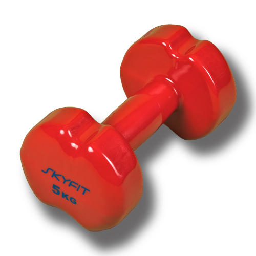 5 КГ Гантель в виниловой оболочке skyfit 5 кг SkyFit 