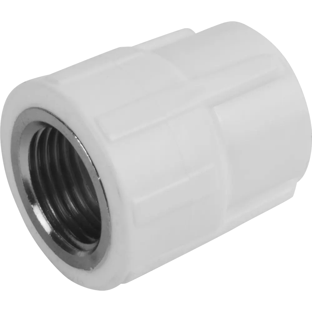 Комбинированная муфта ПОЛИТЭК 20 мм x 1/2" для соединения полипропиленовых и стальных труб 13564139 STLM-0003350