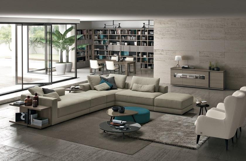 Febal Casa Модульный угловой диван из ткани sun-id-1430737 - Вид №3