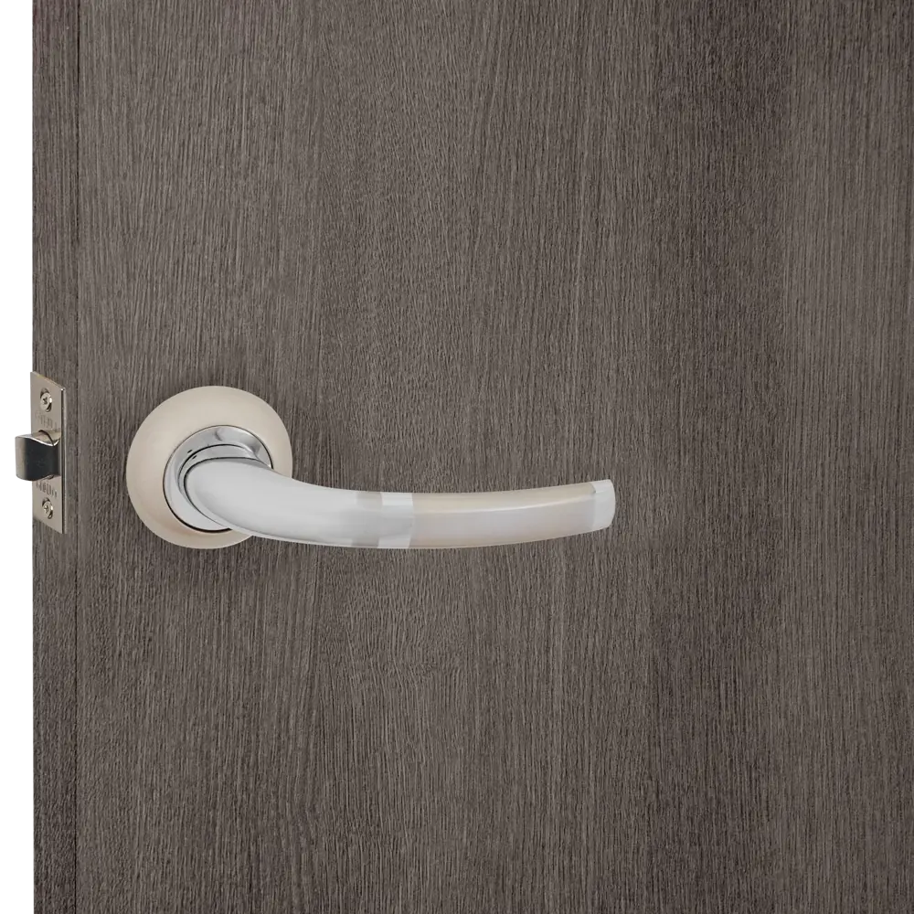 Дверные ручки Punto Arco без запирания цвет матовый никель/хром STLM-2149481 - Вид №5