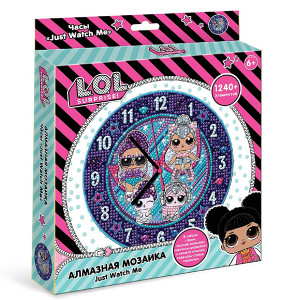 LA0005 SURPRISE! Алмазная мозаика "Часы" L.O.L.