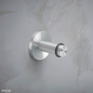 HG12-40K40 Настенный крючок ø12 мм, длина 4,6 см для приклеивания. PHOS